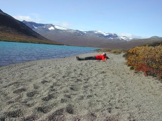 Pause ved Russvatnet