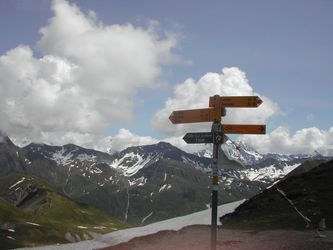 Grand Col Ferret - Grenseovergang Italia/Sveits